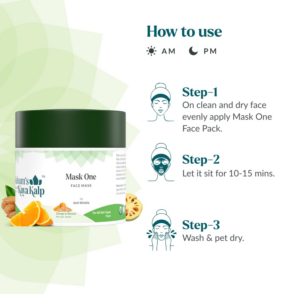 Kulsum's Kaya Kalp Mask One Face Mask For Anti-Wrinkle