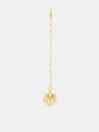 Ruby Raang Kundan Maang Tikka With Earrings - Distacart