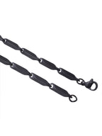 NVR Men's Black Metal Chain