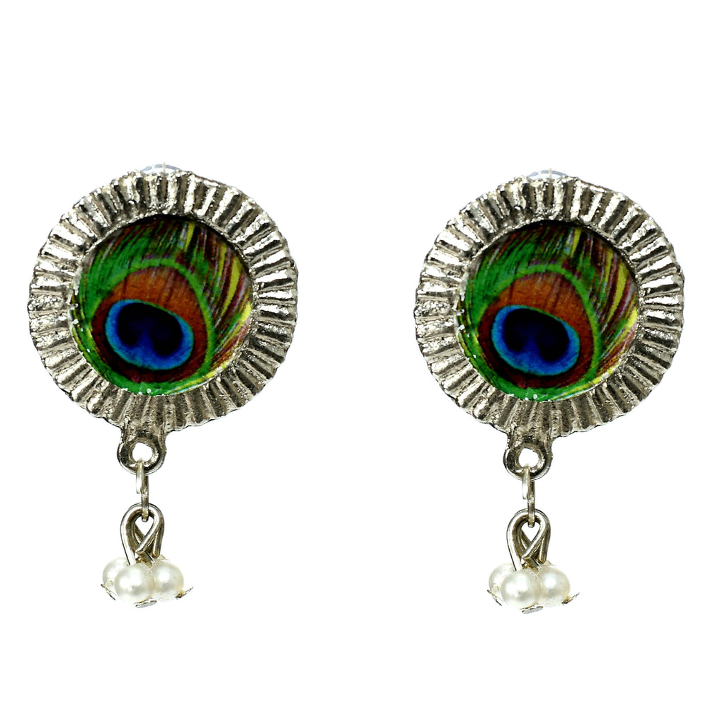 Mominos Fashion Johar Kamal Oxidised Silver-Plated Brass Finish Long Necklace For Women (Silver) - Distacart