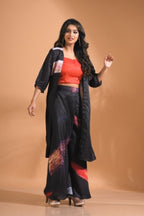 Morchari Palazzo Set Hand Embroidery - Multi