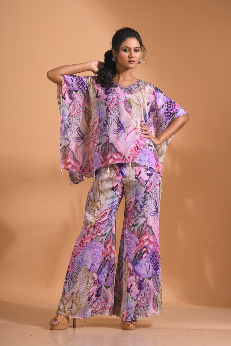 Morchari Short Top And Pant - Multi