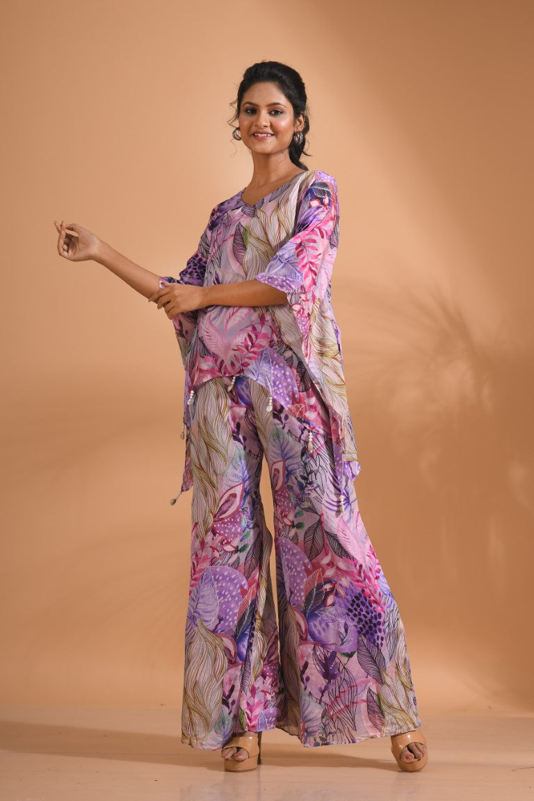 Morchari Short Top And Pant - Multi