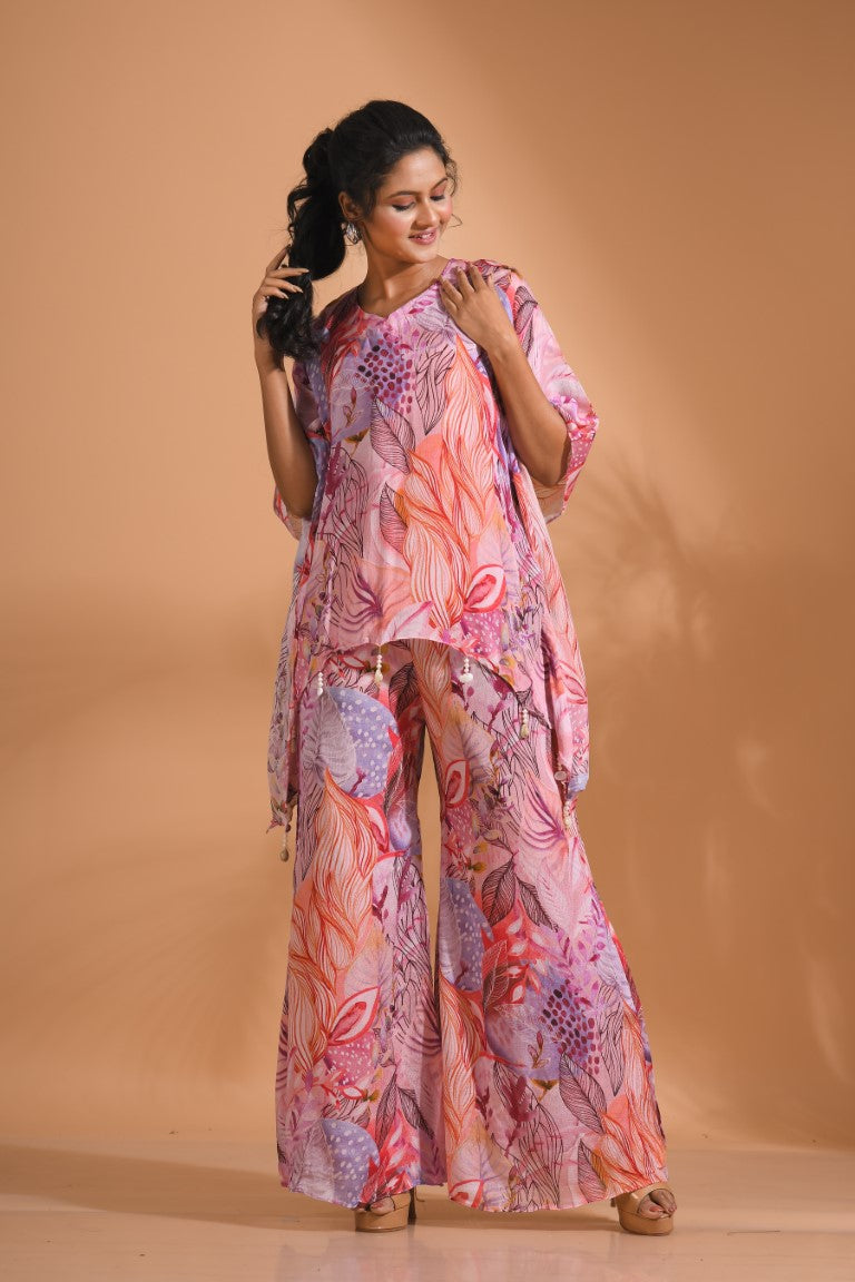 Morchari Short Top And Pant - Multi