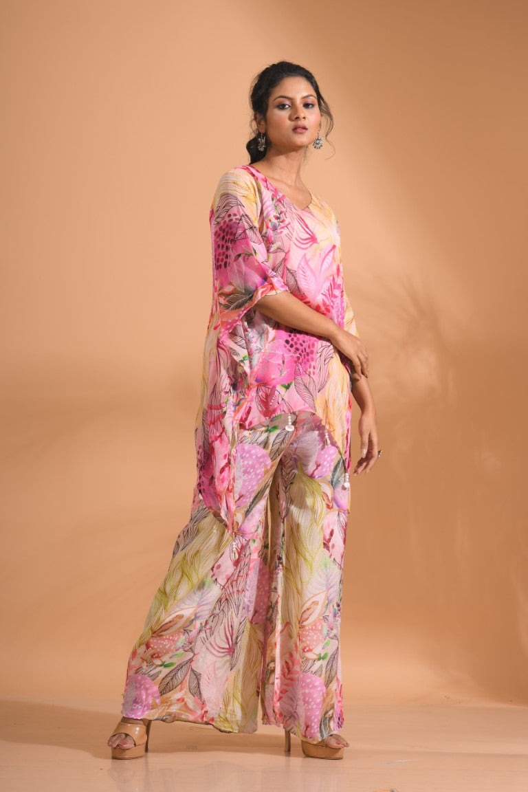 Morchari Short Top And Pant - Multi