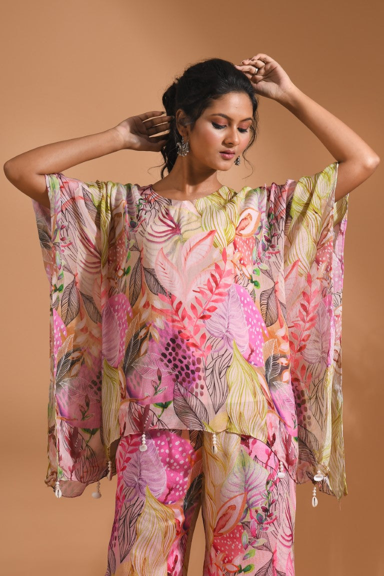 Morchari Short Top And Pant - Multi
