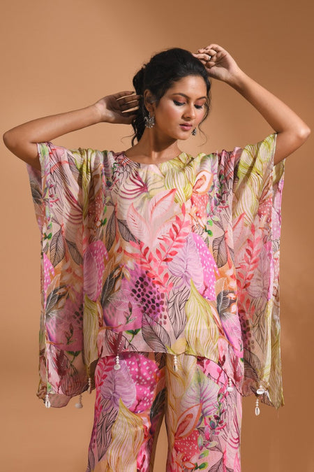 Morchari Short Top And Pant - Multi