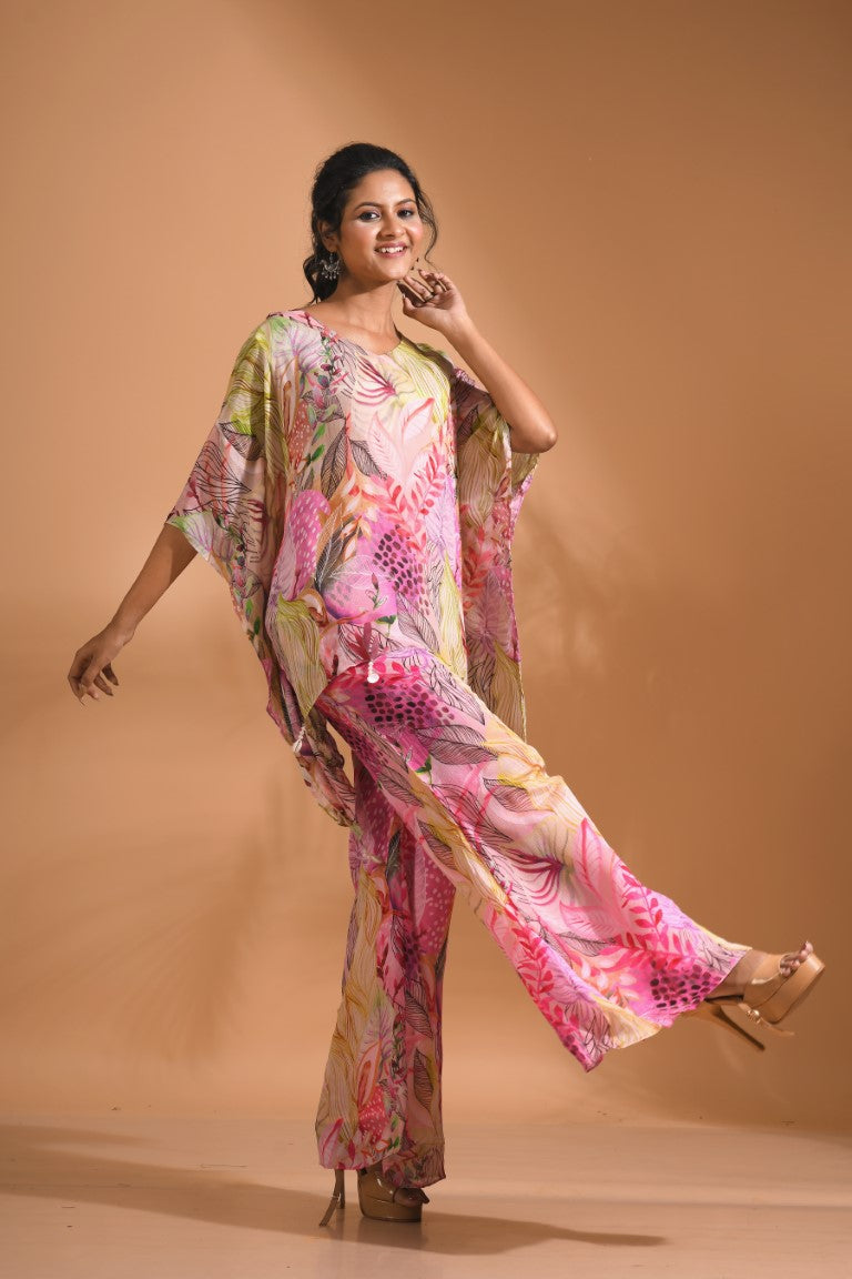 Morchari Short Top And Pant - Multi