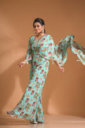 Morchari Top And Pant - Light Green