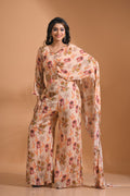 Morchari Top And Pant - Cream