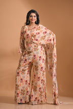 Morchari Top And Pant - Cream