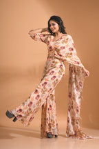 Morchari Top And Pant - Cream