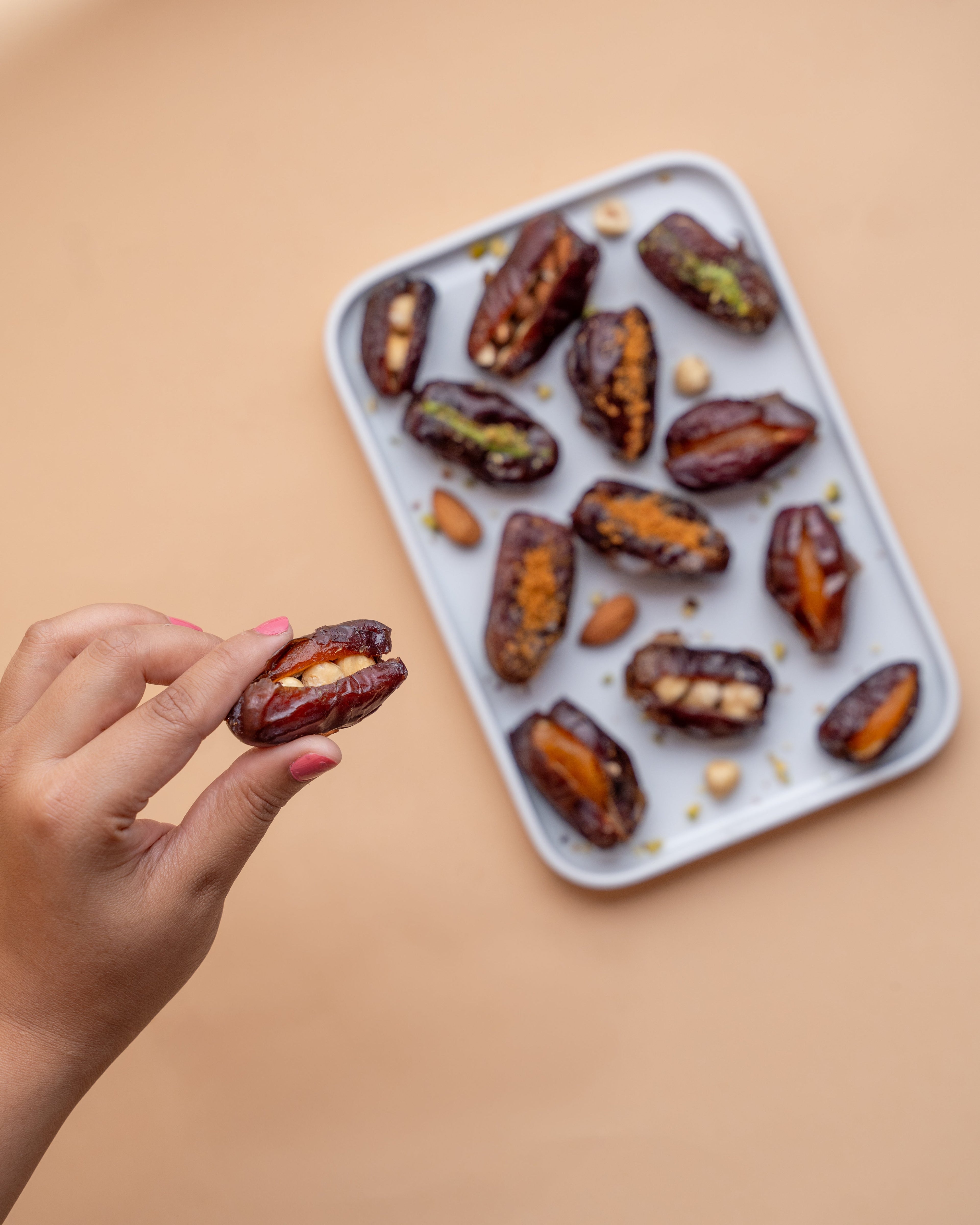 Empress Gourmet Baklava Stuffed Jumbo Medjool Dates - Distacart