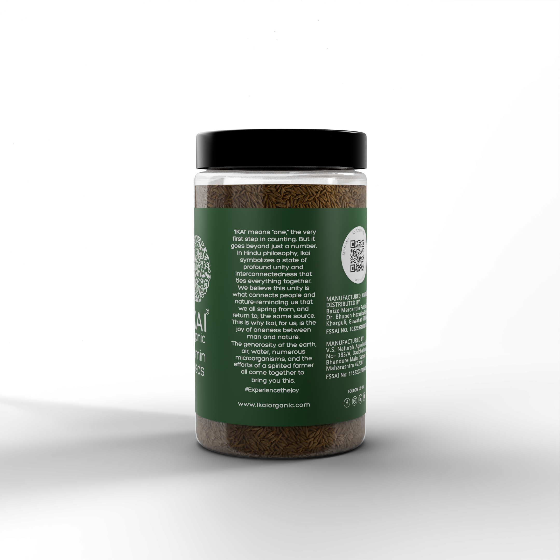 3 - Organic Cumin Seeds - 100g
