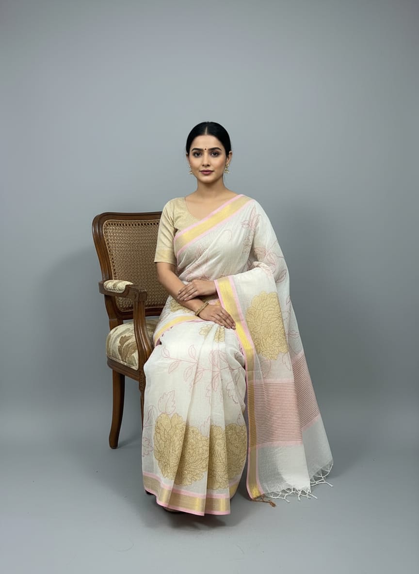 Morchari Applique Work With Thread Work With Unstitched Blouse - Distacart