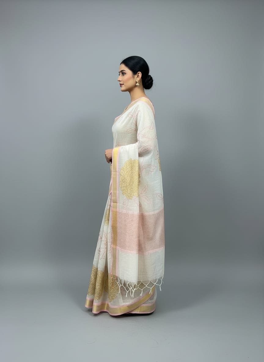 Morchari Applique Work With Thread Work With Unstitched Blouse - Distacart