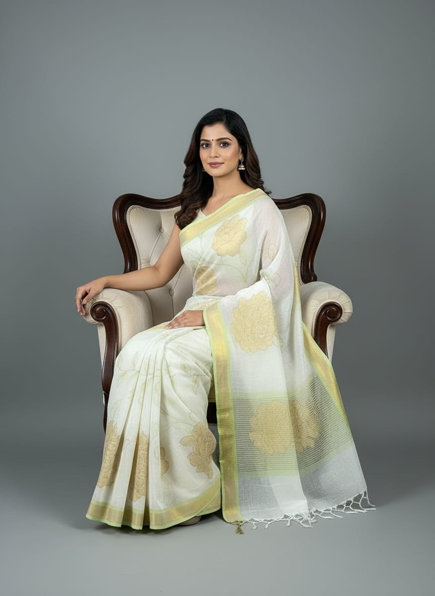 Morchari Applique Work With Thread Work With Unstitched Blouse - Distacart