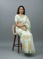 Morchari Applique Work With Thread Work With Unstitched Blouse - Distacart