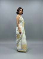 Morchari Applique Work With Thread Work With Unstitched Blouse - Distacart