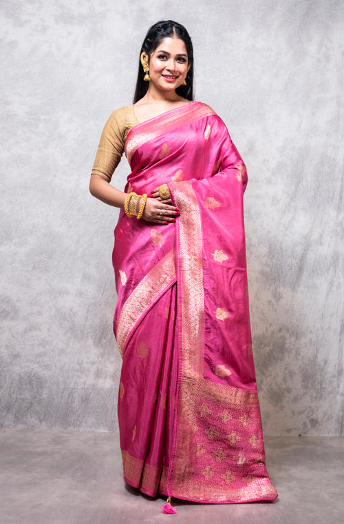 Morchari Pure Dola Silk Saree - Multicolor