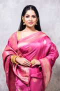 Morchari Pure Dola Silk Saree - Multicolor
