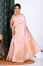 Morchari Pure Dola Silk Saree - Peach