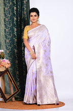 Morchari Pure Dola Silk Saree - Light Purple