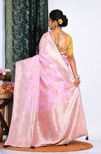 Morchari Pure Dola Silk Saree - Light Pink