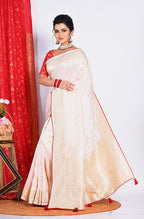 Morchari Pure Russian Silk Saree - Light Pink