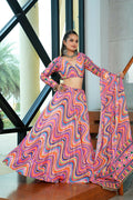 AI Fashion Multi Chinnon Designer Navratri Wear Lehenga Choli Collection