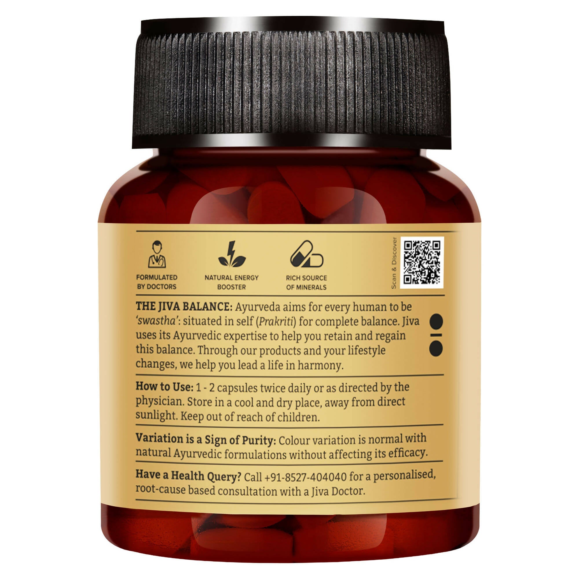Jiva Ayurveda SJ Gold Capsules - Distacart