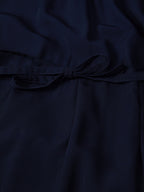 Jompers Women Navy Blue Solid Basic Halter Neck Basic Jumpsuit - Distacart
