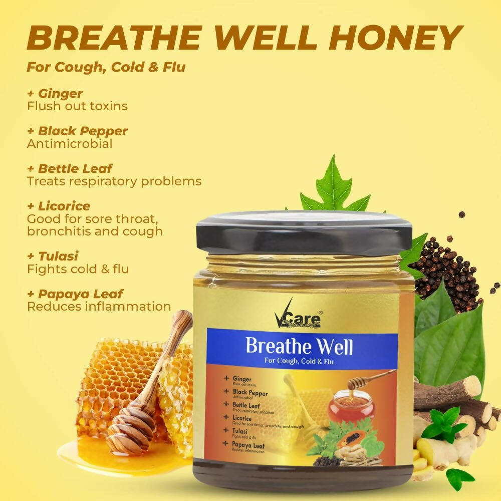VCare Breathe Well Honey Tea
