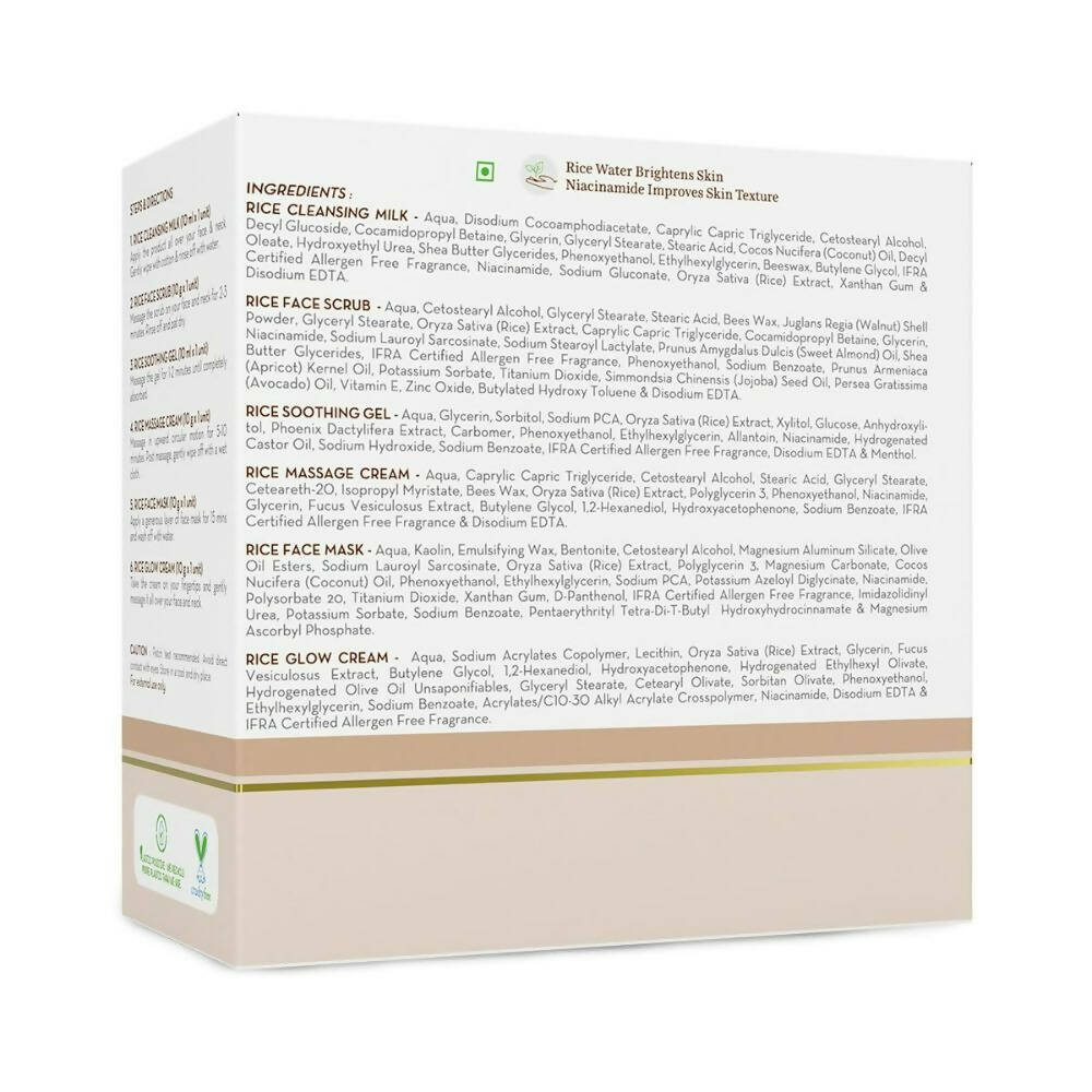 Mamaearth Rice Facial Kit With Rice Water & Niacinamide - Distacart