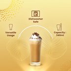 Bevzilla Premium Glass & 25 Flavoured Coffee Sachets - Distacart