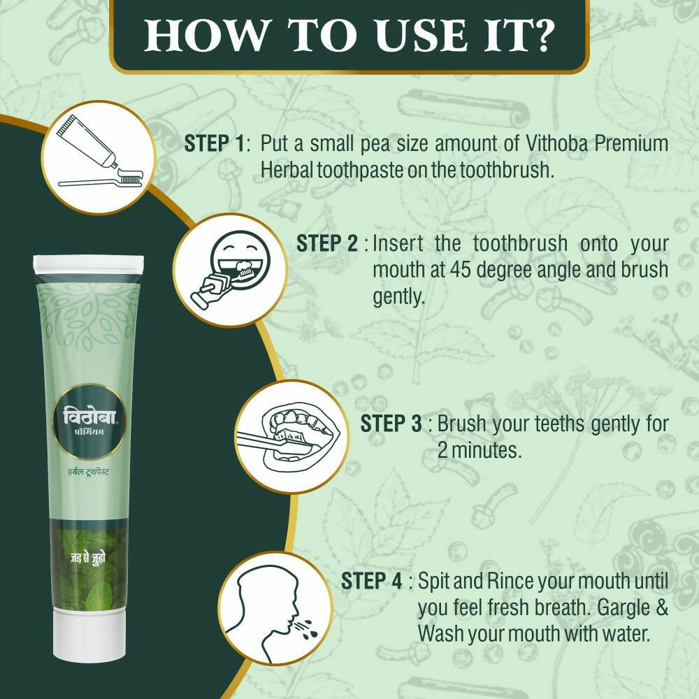 Vithoba Ayurvedic Premium Herbal Toothpaste
