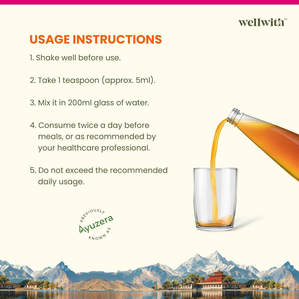 Wellwith Sea Buckthorn Femwin (Femwell) Ayurvedic Juice - Distacart