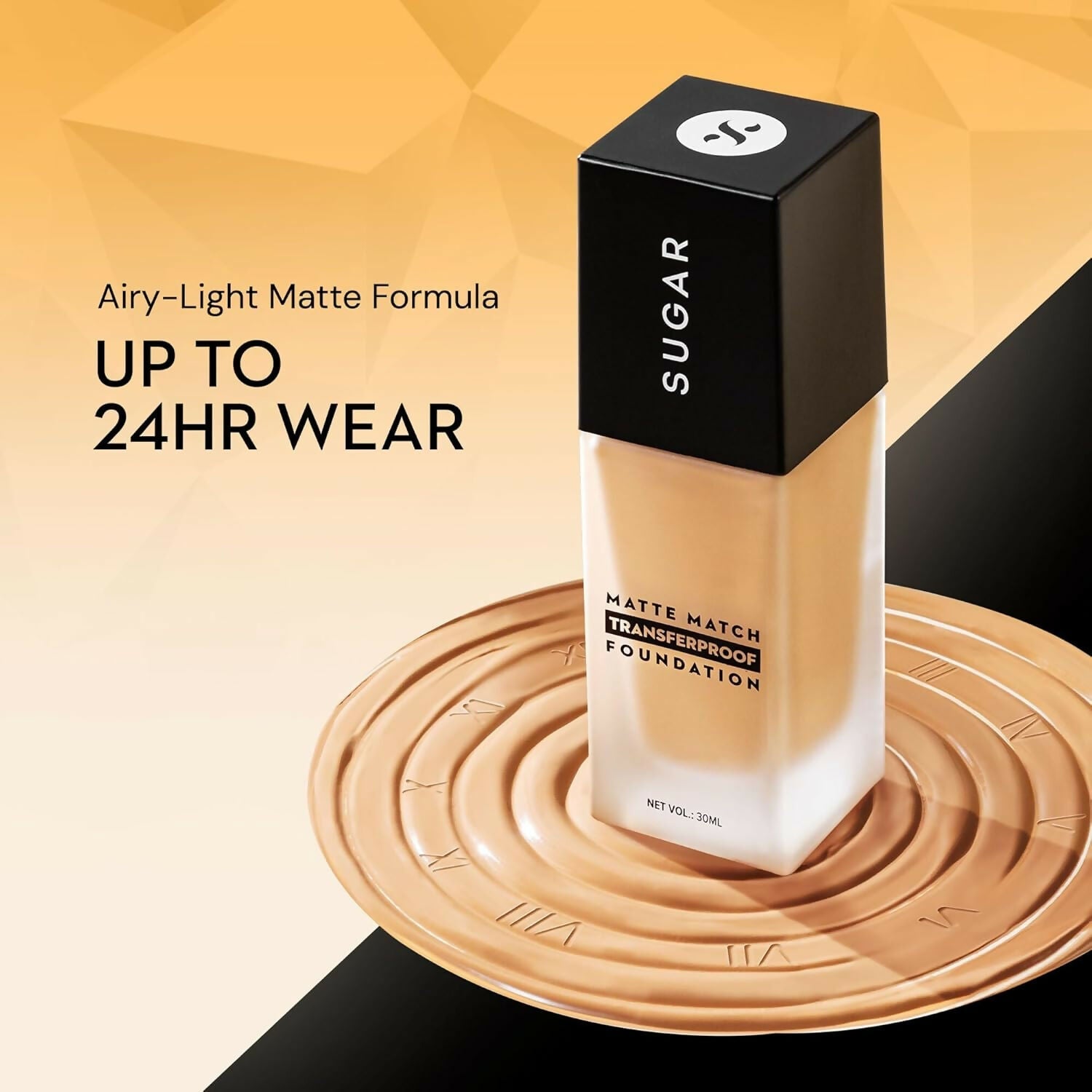 Sugar Cosmetics Matte Match Transferproof Foundation - 37 Freddo