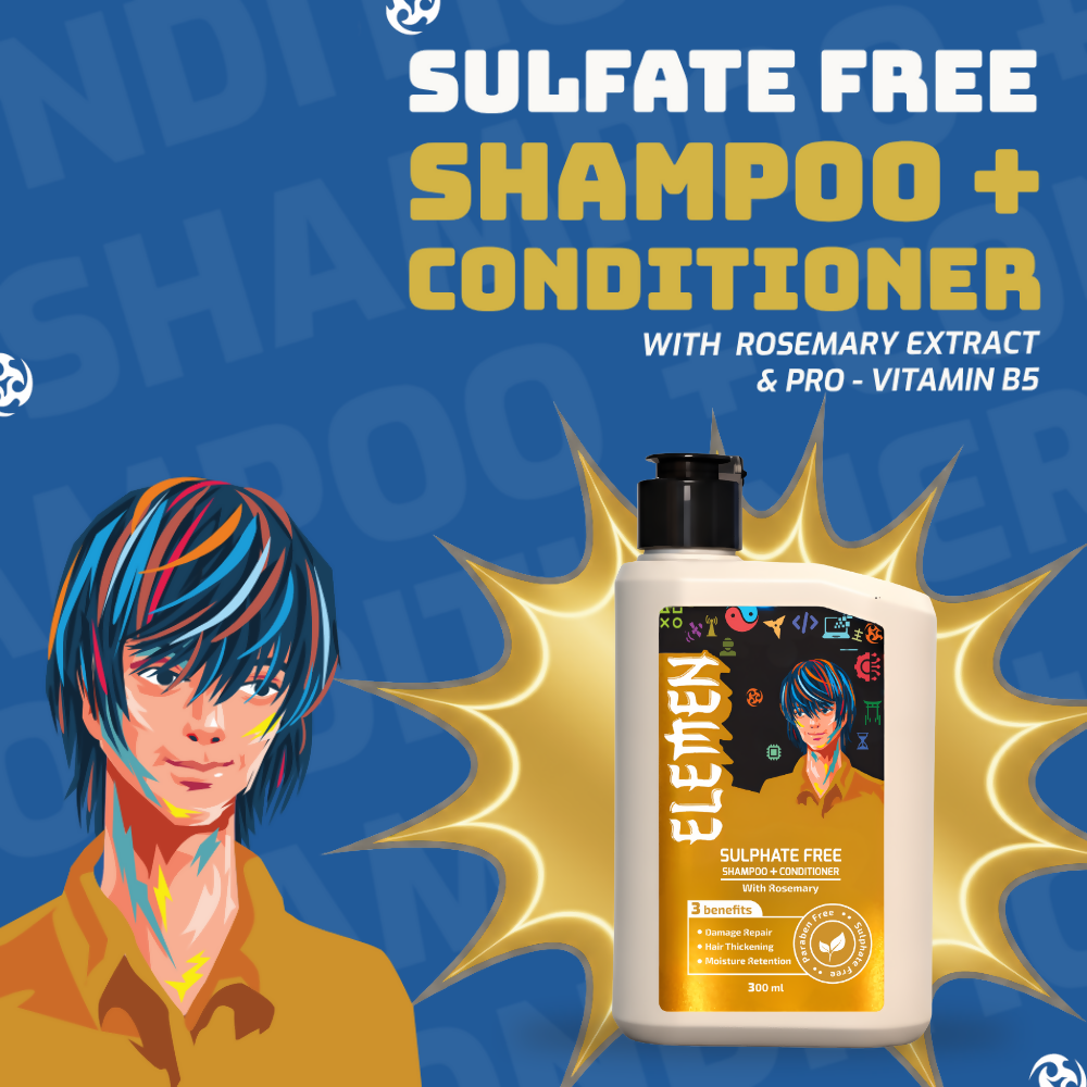 Elemen Sulphate Free Shampoo + Conditioner with Rosemary