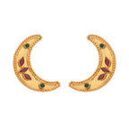 Nuyug 22K Gold Plated Pink Lunar Earrings - Distacart