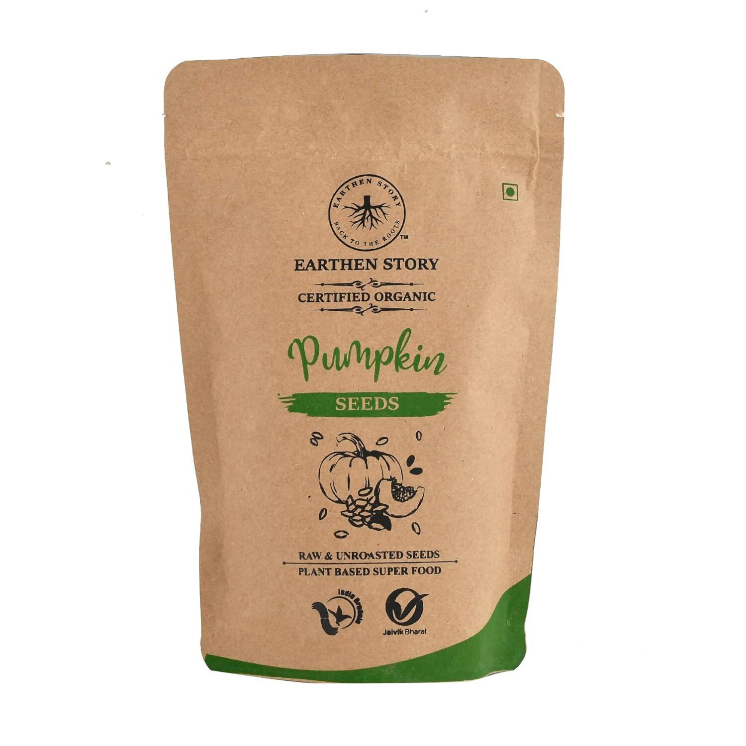 Earthen Story Certified Organic Raw Pumpkin Seeds - Distacart