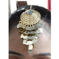 Latest Heavy Bridal Gold Maang Tikka Design