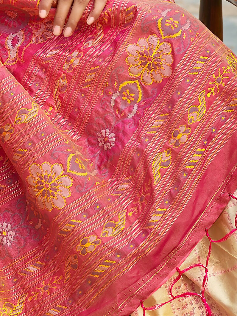 Shree Shyam Fashion Cream Soft Silk Saree - Distacart