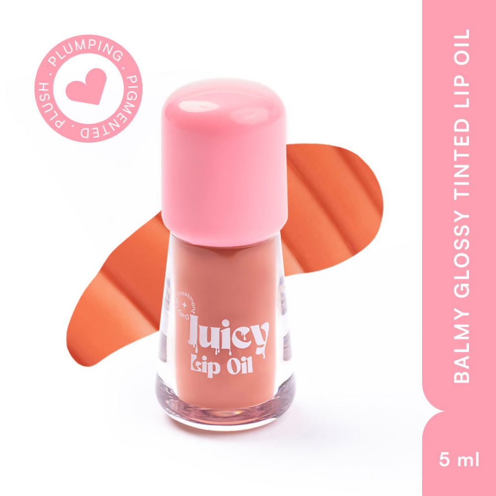 Gush Beauty Balmy Glossy Tinted Lip Oil - Soft Peach