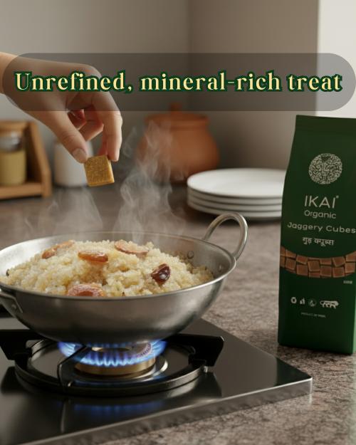 IKAI Organic Jaggery Cubes - Distacart