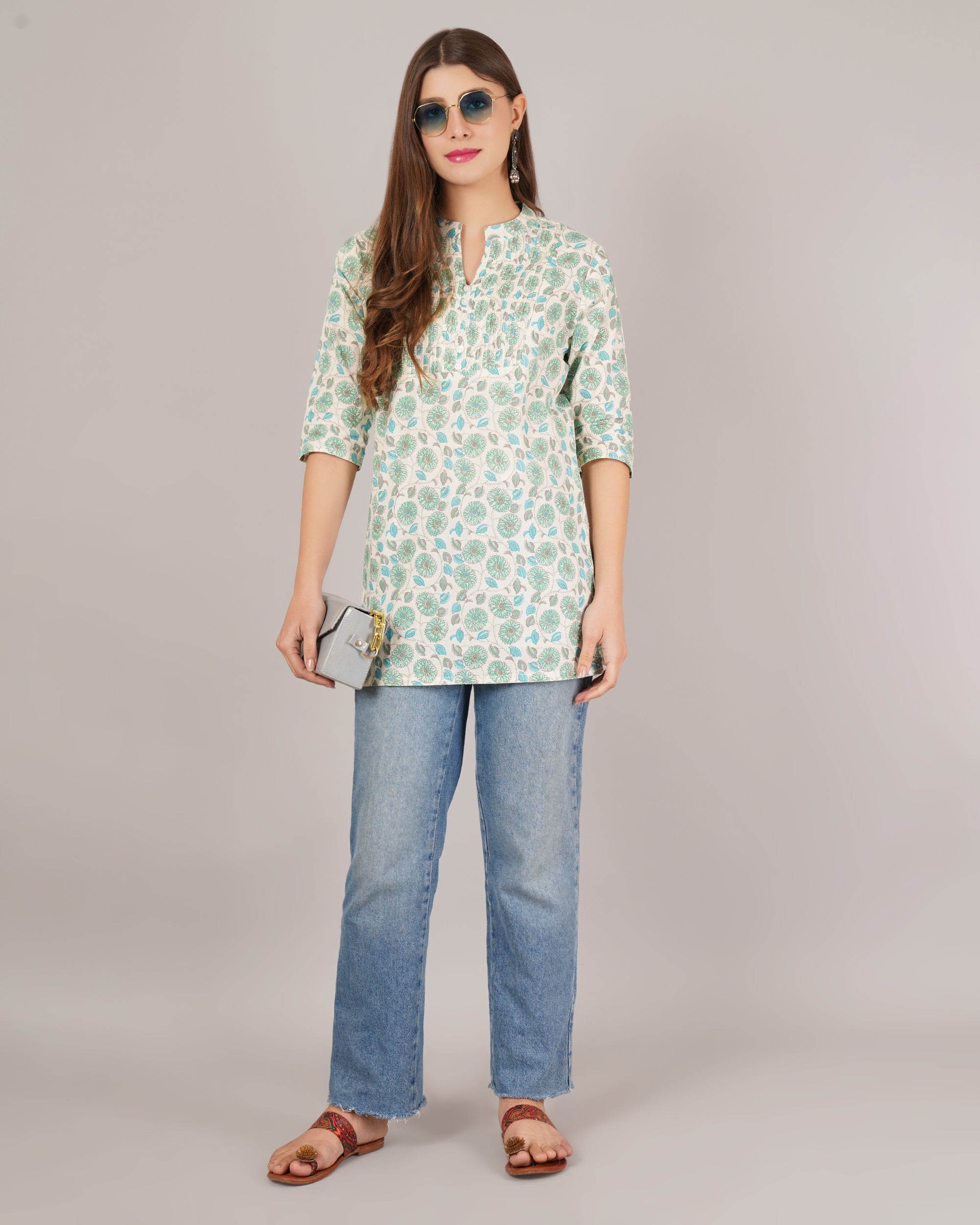 Jaitra Apparels Women Printed Rayon Straight Kurta (Off White) - Distacart