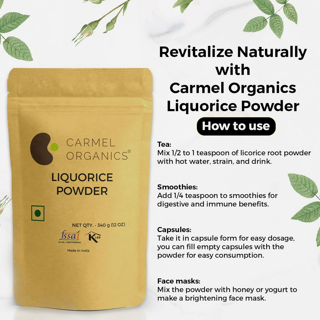 Carmel Organics Liquorice/Mulethi Root Powder