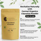 Carmel Organics Liquorice/Mulethi Root Powder