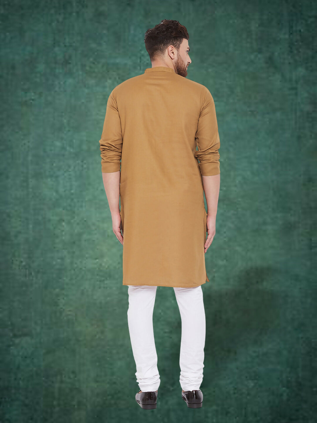 Even Apparels Men's Pure Cotton Beige Kurta