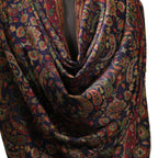 Nizalia Cashmere Fine Wool Blue Kani Jama Shawl